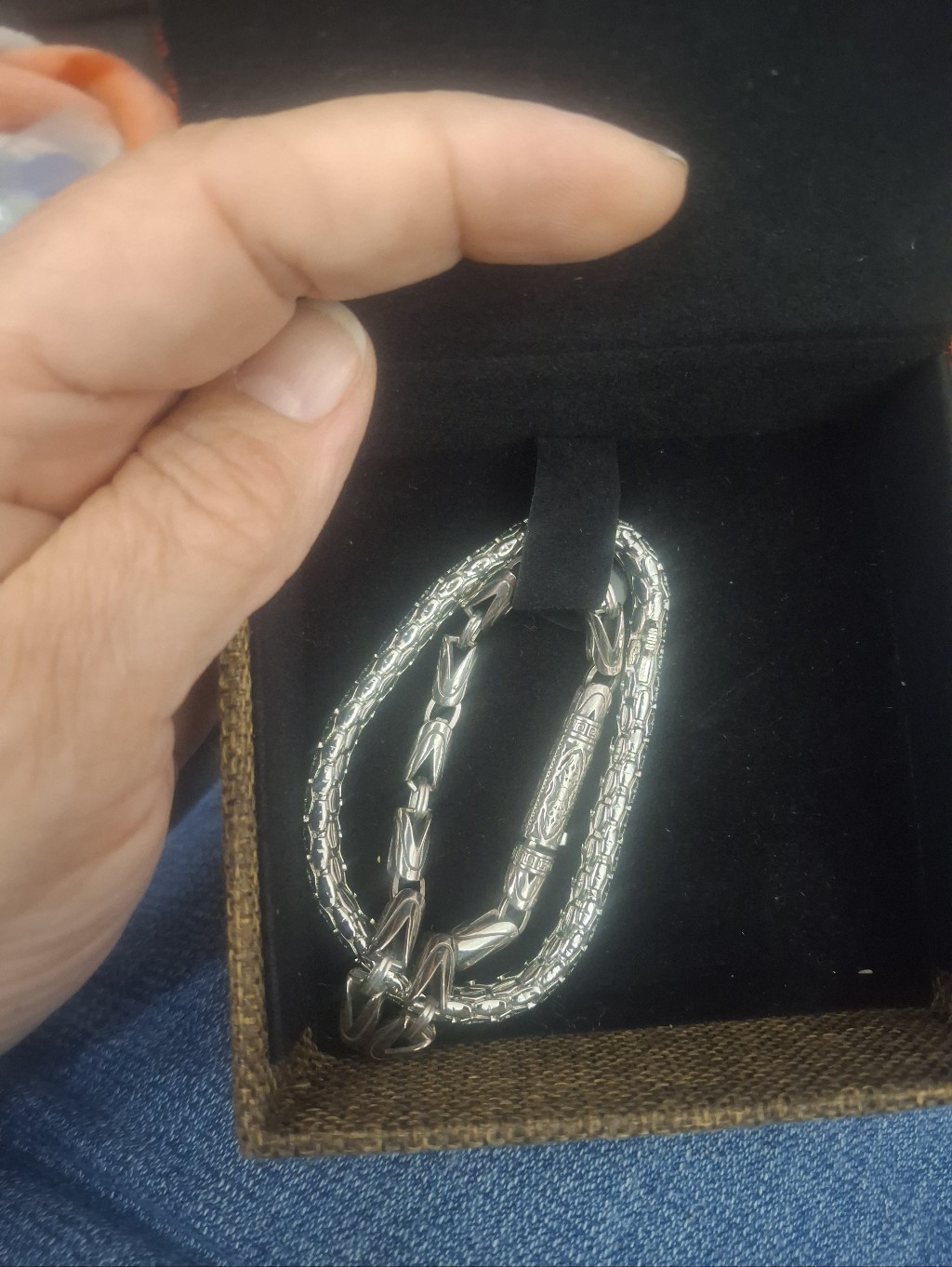 Silver Chain Bracelet  Silver
